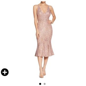 Dress the Populate Pink Lace Dress